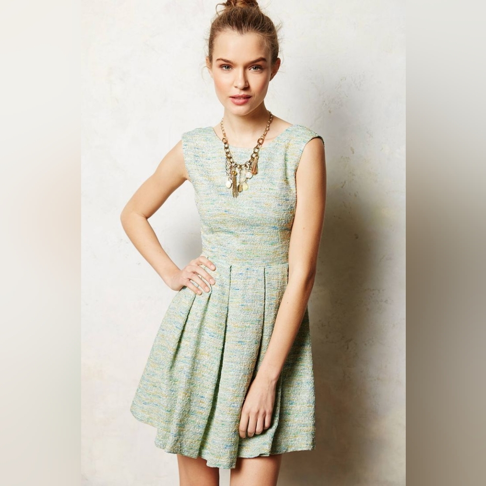 Paper Crown for Anthropolgie metallic tweed dress